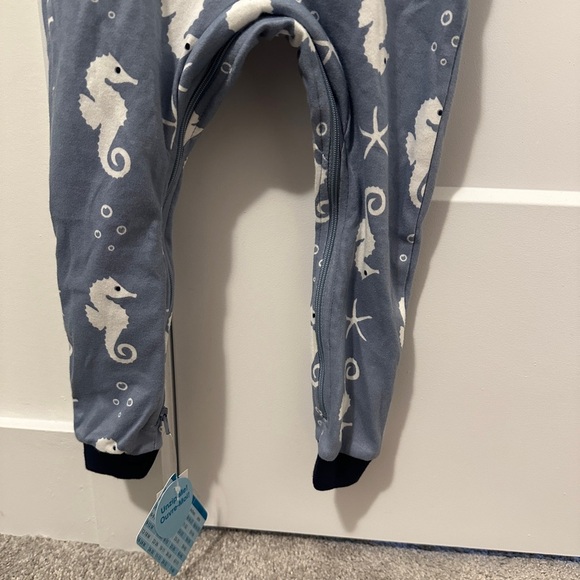 Zippy Jamz Sleeveless Romper With Blue Ocean Design Size 18-24 Months Toddler - Picture 2 of 8